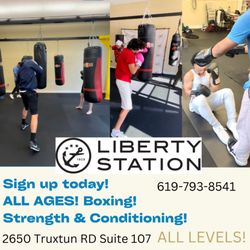 ABC Liberty Station - BOXING GYM IN POINT LOMA FOR THE ENTIRE
FAMILY!