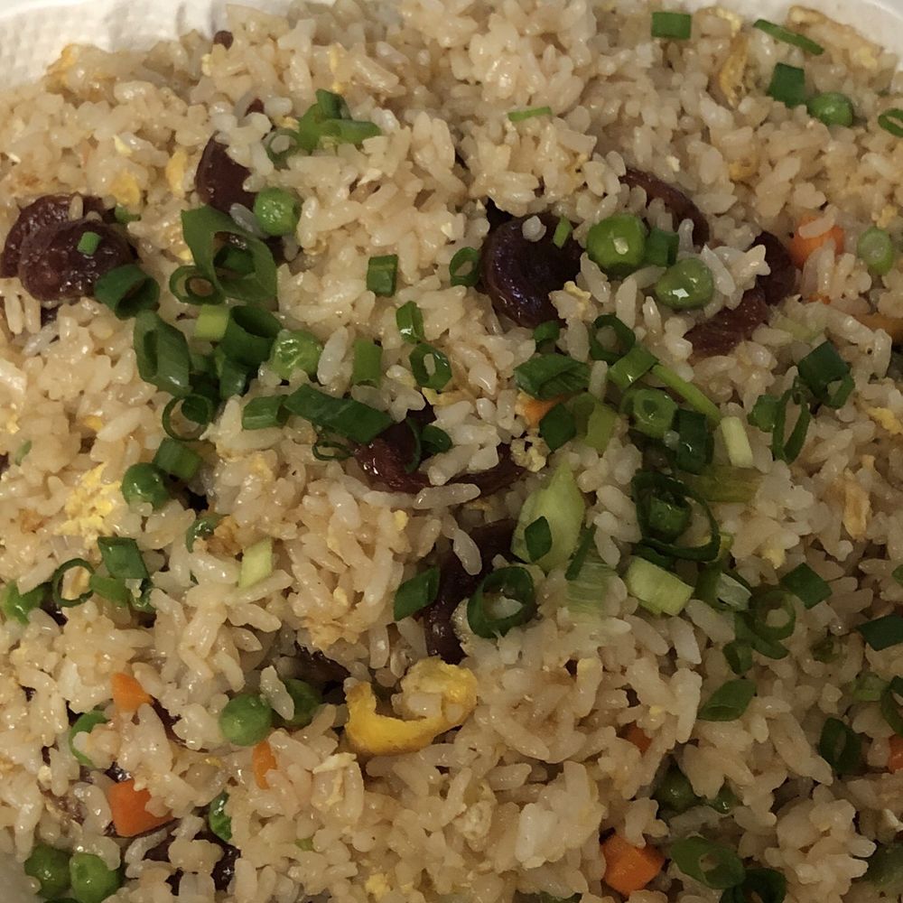 New Town Cafe - Fried Rice with Lup Cheong - Cafes Near Me - Aiea, Hawaii