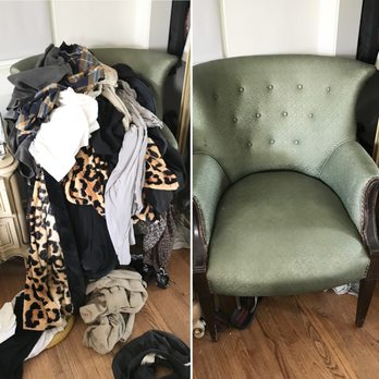Creatively Neat - Bedroom Chair, Before & After - Home Organization Near Me Creatively Neat - Bedroom Chair, Before & After - Home Organization Near Me