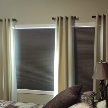 Devine Blinds and Drapery - Black Out Cells with accent drapery - Shades & Blinds Near Me - St. Albert, Alberta