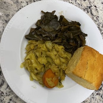 The Nile Cafe - Cabbage, collard greens, and scrumptious cornbread. - Vegan Near Me - Philadelphia, Pennsylvania The Nile Cafe - Cabbage, collard greens, and scrumptious cornbread. - Vegan Near Me - Philadelphia, Pennsylvania