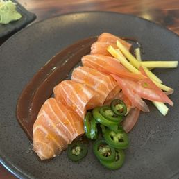 Salmon ceviche
