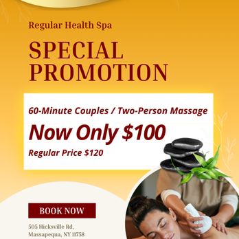 Regular Health Spa - Massage Near Me - Massapequa, New York