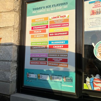 Jeremiah's Italian Ice - Flavors - Desserts Near Me - McKinney, Texas