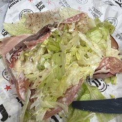 Jimmy John's - I guess a lettuce wrapped sammy really means a bad batch of lettuce taco shell.
