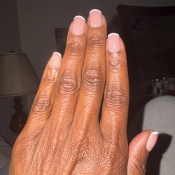 Poochiez Pawz Nail Studio - This my classic look. I work a lot with my hands and I've been so happy that my nails can stand up to rigorous pressure.