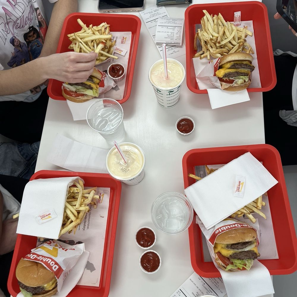 Burgers, fries, shakes