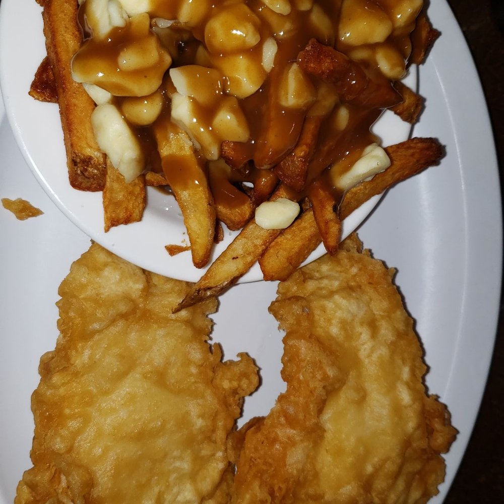 2 piece cod with poutine 2 piece cod with poutine