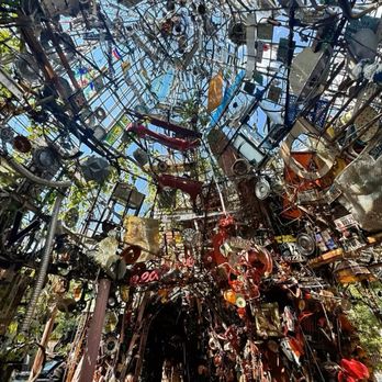 Cathedral of Junk - Looking up - Junkyards Near Me - Austin, Texas Cathedral of Junk - Looking up - Junkyards Near Me - Austin, Texas