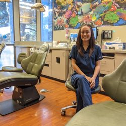 Serramonte Dental Group - Our friendly dental assistant Krista is here to welcome you and your family to the pediatric dental office with Dr. Elizabeth Ng.