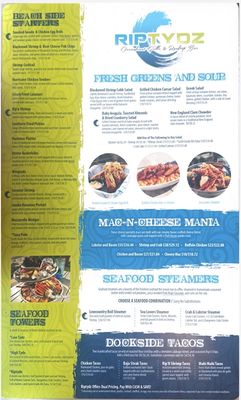 Menu photo 1 RipTydz Myrtle Beach, SC