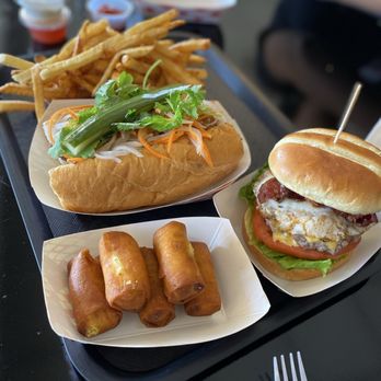 Boba Burger - Definitely get the jalapeño poppers which are fried in wonton skins. So good! - Burgers Near Me - Morton Grove, Illinois