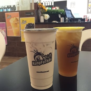 Kung Fu Tea - Oolong milk tea and winter melon green tea - Bubble Tea Near Me - Duluth, Georgia