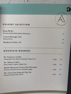 Menu photo 5 Altitude Restaurant Jasper, AB Menu photo 5 Altitude Restaurant Jasper, AB