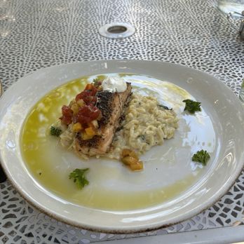 Jardin - Salmon and orzo - Mediterranean Near Me - San Antonio, Texas