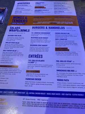 Menu photo 6 Dave & Buster's Phoenix - Scottsdale Phoenix, AZ