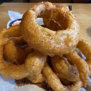 Logan's Roadhouse - Beer Battered Onion Rings appetizer - Barbeque Near Me - Ft. Myers, Florida Logan's Roadhouse - Beer Battered Onion Rings appetizer - Barbeque Near Me - Ft. Myers, Florida