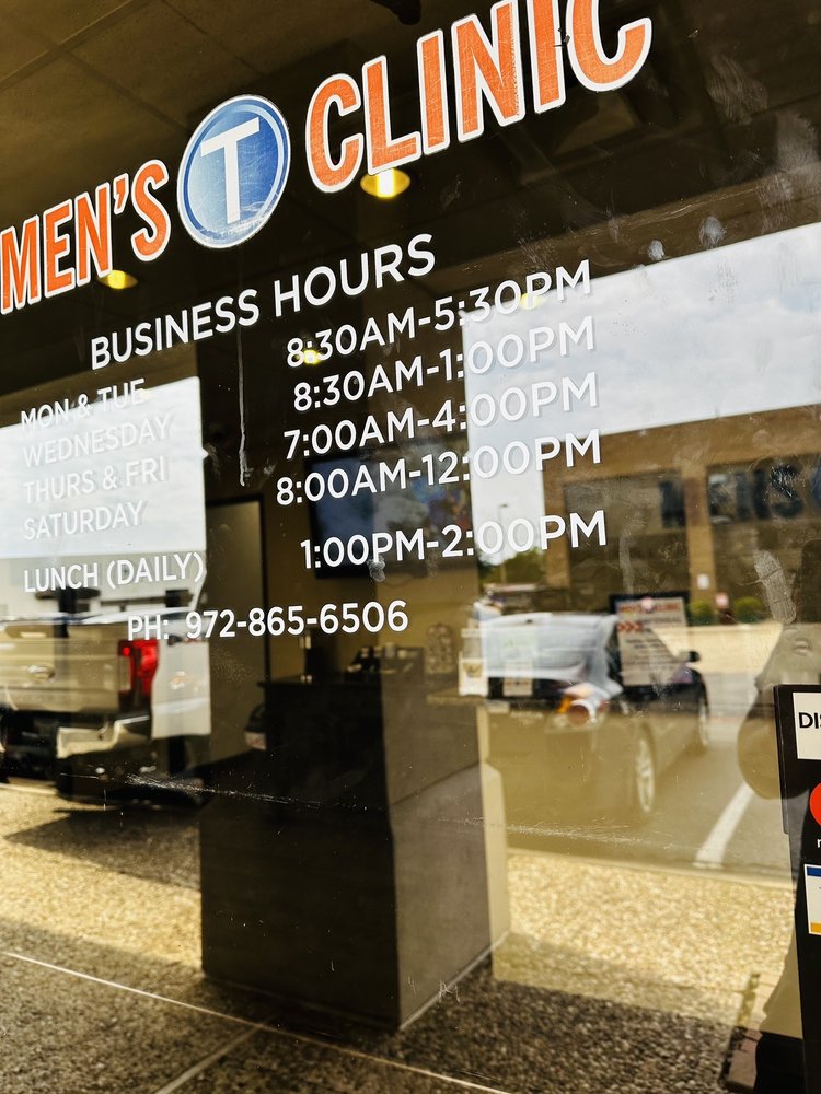 MEN’S T CLINIC Updated September 2024 15340 Dallas Pkwy, Dallas