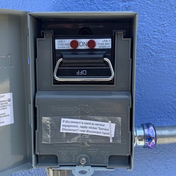 Red Mountain Heating and Air - AC disconnect. - Heating & Air Conditioning/HVAC Near Me - Novato, California Red Mountain Heating and Air - AC disconnect. - Heating & Air Conditioning/HVAC Near Me - Novato, California