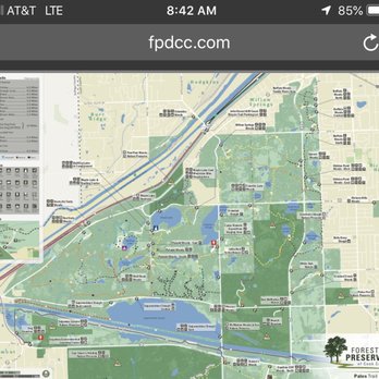 Palos Forest Preserves - Trail map - Mountain Biking Near Me - Cook, Illinois