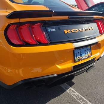 Intershine Graphics - Roush lettering on the trunk panel - Printing Services Near Me - Las Vegas, Nevada