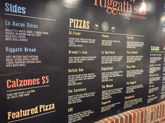 Menu photo 8 Riggatti's Wood Fired Pizza Washington, UT