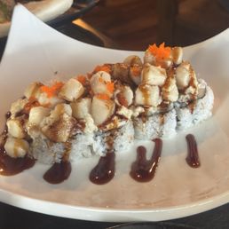 Sushi with scallop Sushi with scallop