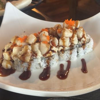 Sushi Blue Wave - Sushi with scallop - Sushi Bars Near Me - Lihue, Hawaii Sushi Blue Wave - Sushi with scallop - Sushi Bars Near Me - Lihue, Hawaii