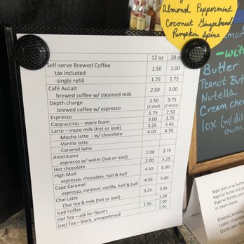 Peach Street Books - Drink menu - Bookstores Near Me - Cape Charles, Virginia