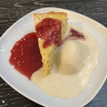 Private Chef William Bloomhuff - Blood Orange Campari Cake/Fresh Made Ice Cream - Caterers Near Me