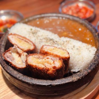 Jincook - 커리 고구마치즈돈까스 / Sweet Potato Cheese Curry Katsu - Korean Near Me - Yorba Linda, California Jincook - 커리 고구마치즈돈까스 / Sweet Potato Cheese Curry Katsu - Korean Near Me - Yorba Linda, California