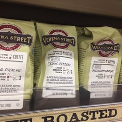 Fareway Stores - They carry Verena Street coffee located in Dubuque, Iowa. I love all their creative names. Cow Tripper is my personal favorite so far.