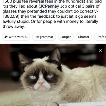 JCPenney Optical - $1380 in non functional glasses. Because. They. Lied. - Optometrists Near Me - Glendale, Arizona JCPenney Optical - $1380 in non functional glasses. Because. They. Lied. - Optometrists Near Me - Glendale, Arizona