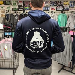 Beckman's On the Beach - Independent Trading Company Performance Hoodie for TCNJ SKI CLUB