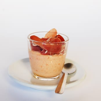 Playfood - mousse de poivron parmesan coppa - French Near Me - Montpellier, 34
