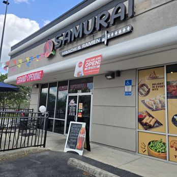 Samurai Hibachi & Ramen - Front of restuarant - Japanese Near Me - Ocala, Florida