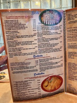 Menu photo 1 Chapala Mexican Restaurant Castle Rock Castle Rock, CO