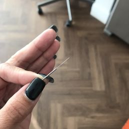 This is the acupuncture needle I found in my shoe. Can you imagine if it had punctured my feet?! This is the acupuncture needle I found in my shoe. Can you imagine if it had punctured my feet?!