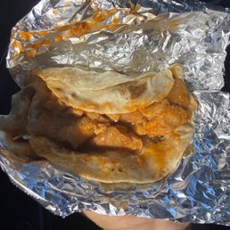 Taco de chicarron! Taco de chicarron!