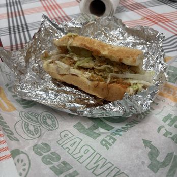 Subway - Sandwich ordered was a club which includes ham, turkey, bacon, lettuce, cheese, and the crunchy things. This is what I received. - Sandwiches Near Me - Beeville, Texas Subway - Sandwich ordered was a club which includes ham, turkey, bacon, lettuce, cheese, and the crunchy things. This is what I received. - Sandwiches Near Me - Beeville, Texas