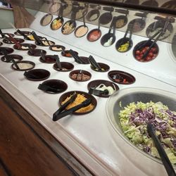 Nellie's Restaurant - Well stocked salad bar!