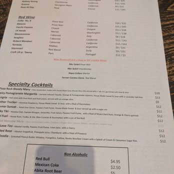 Pizza Rock - Drink menu other side - Pizza Near Me - Henderson, Nevada Pizza Rock - Drink menu other side - Pizza Near Me - Henderson, Nevada