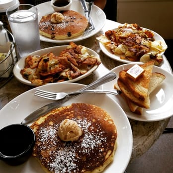 Cafe M - Pancakes with potatoes and toast. - Breakfast & Brunch Near Me - Berkeley, California