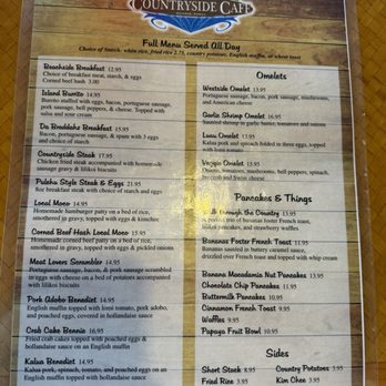 Countryside Cafe - Breakfast & Brunch Near Me - Waianae, Hawaii Countryside Cafe - Breakfast & Brunch Near Me - Waianae, Hawaii