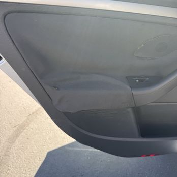 Jose’s Quality Auto Upholstery - Old torn stock fabric liner - Auto Upholstery Near Me