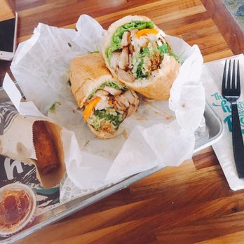 Roll Play - Pork belly banh mi and pork spring rolls - Vietnamese Near Me - Vienna, Virginia Roll Play - Pork belly banh mi and pork spring rolls - Vietnamese Near Me - Vienna, Virginia