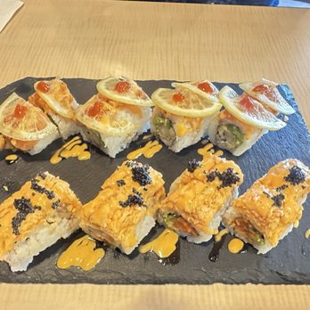 Bluefin Sushi - Refresh Roll & Poseidon Roll - Sushi Bars Near Me - Oakley, California