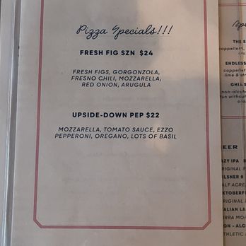 Rose Pizzeria - Special menu - Pizza Near Me - Berkeley, California Rose Pizzeria - Special menu - Pizza Near Me - Berkeley, California