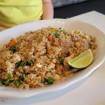 Spoon & Fork Kitchen - Custom Fried Rice for my kiddo. Chicken, egg, peas, and carrots - Thai Near Me - Austin, Texas