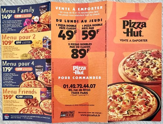 Menu photo 1 Pizza Hut Paris, 75
